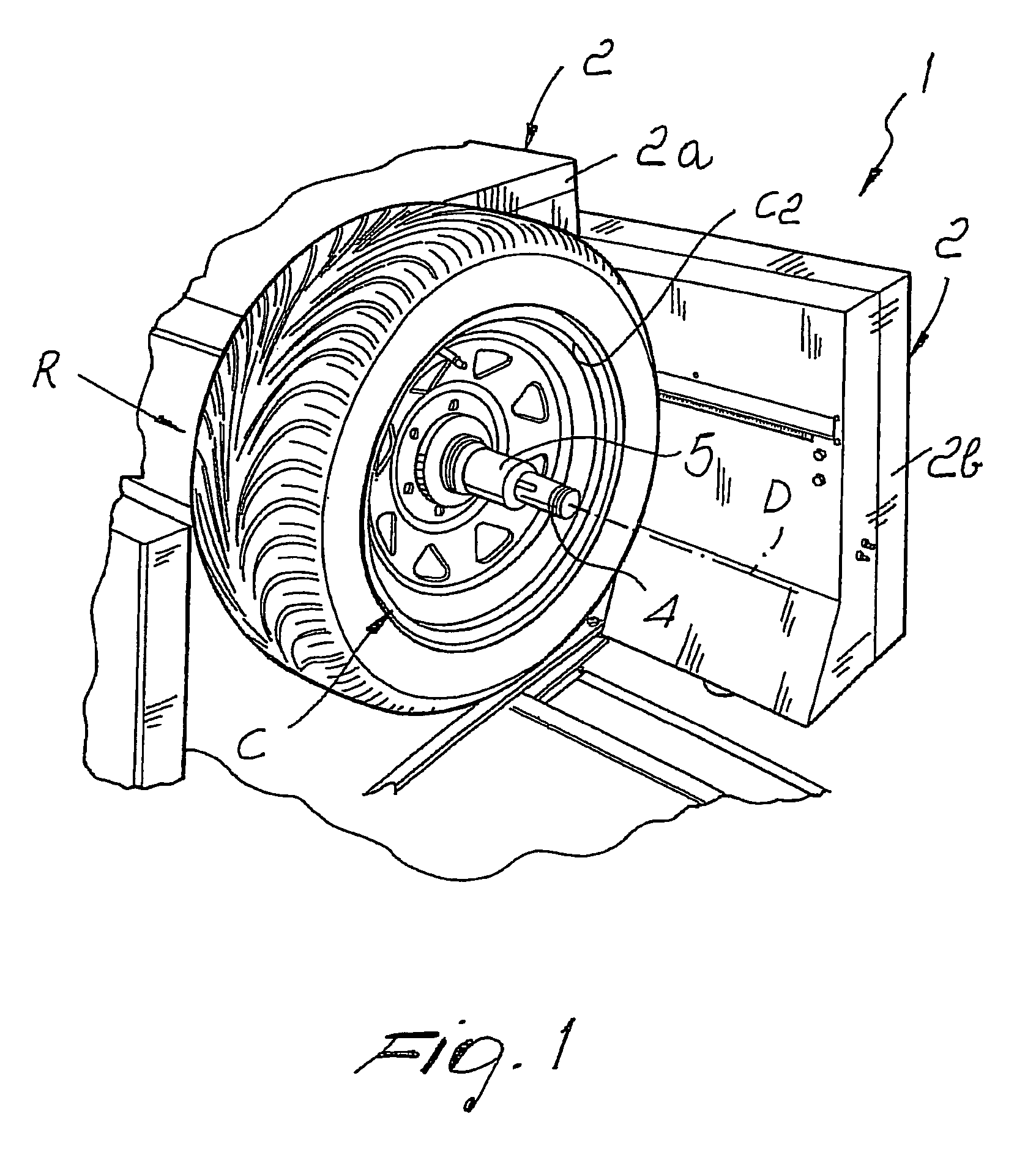 Machine for balancing vehicle wheels