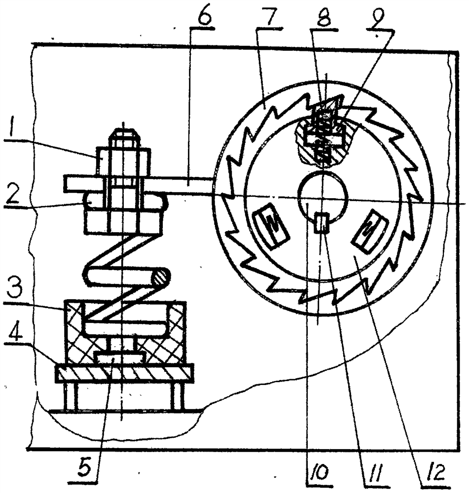 Emergency stop switch and automatic anti-reversion device of escalator