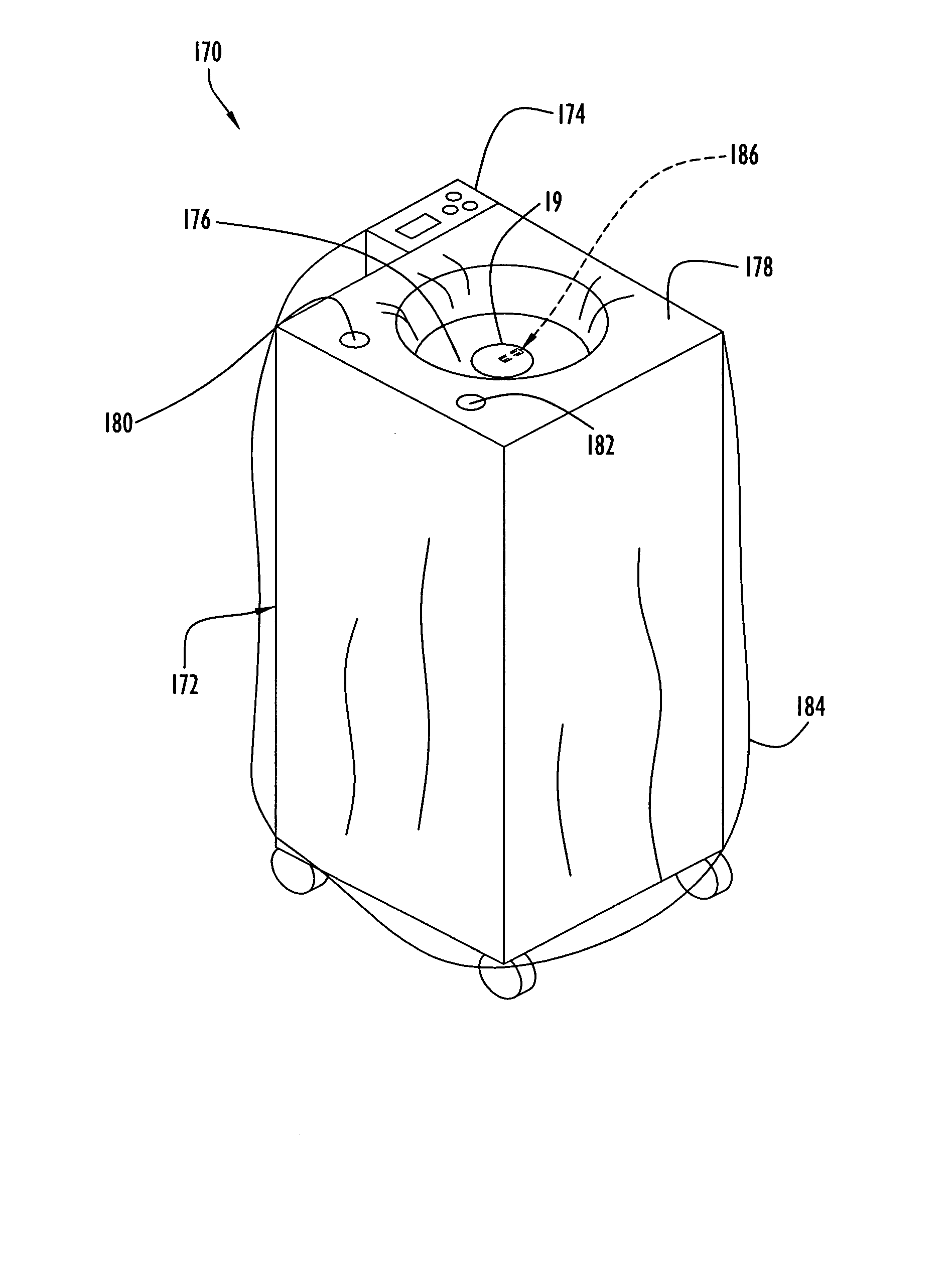 Surgical disk drape and method of dislodging surgical slush within thermal treatment system basins
