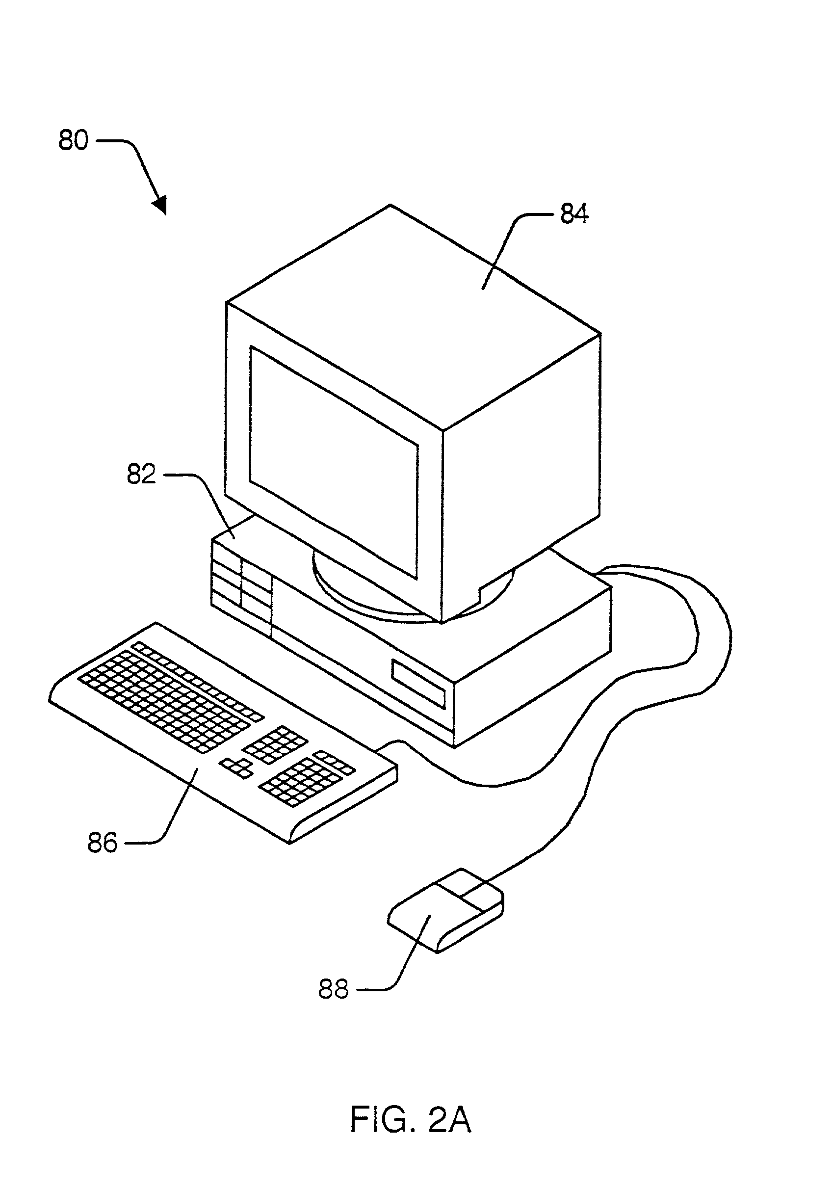 Size conditioned visibility search system and method