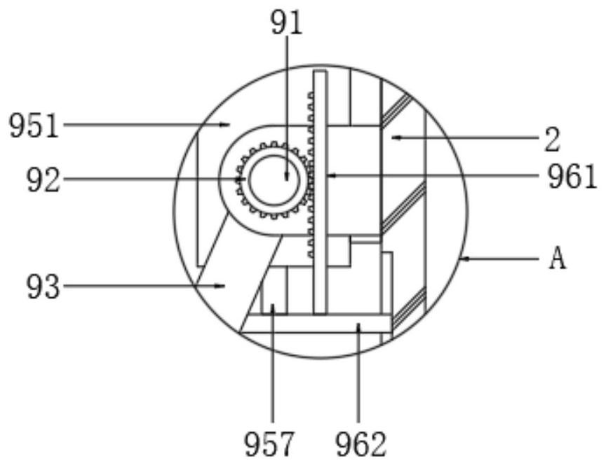 Stable geological mineral exploration device with self-protection structure