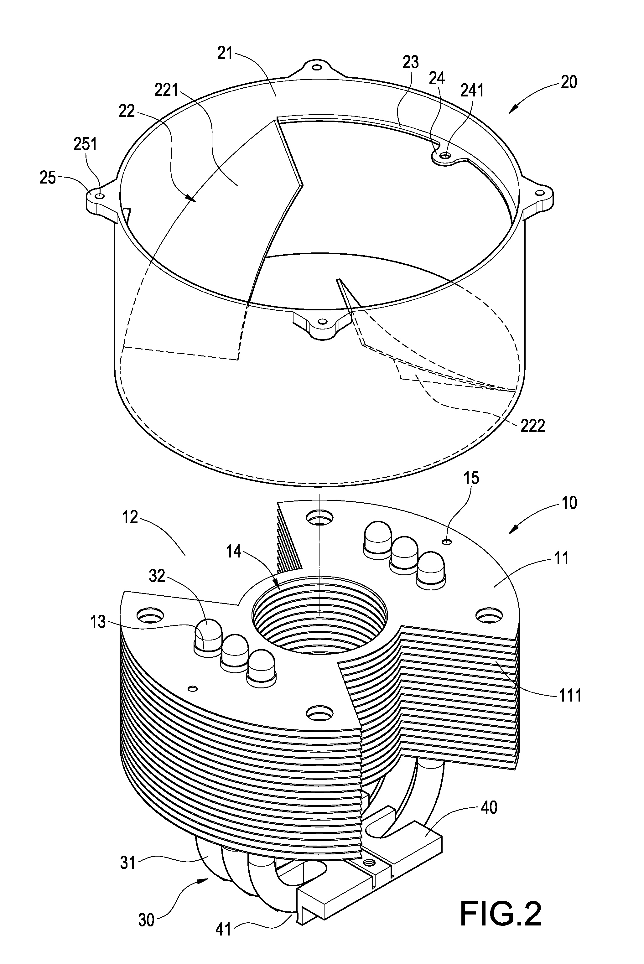 Heat-dissipating device having air-guiding cover