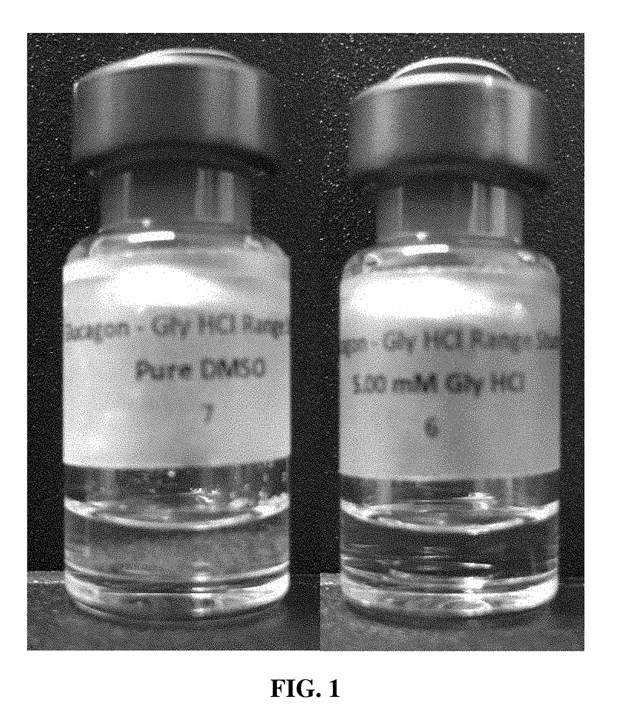 Methods for Producing Stable Therapeutic Formulations in Aprotic Polar Solvents