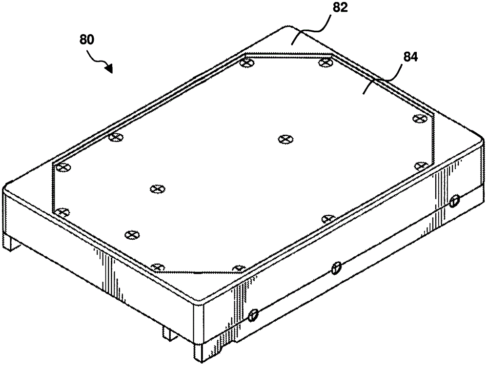 Sealed laminated electrical connector for helium filled disk drive