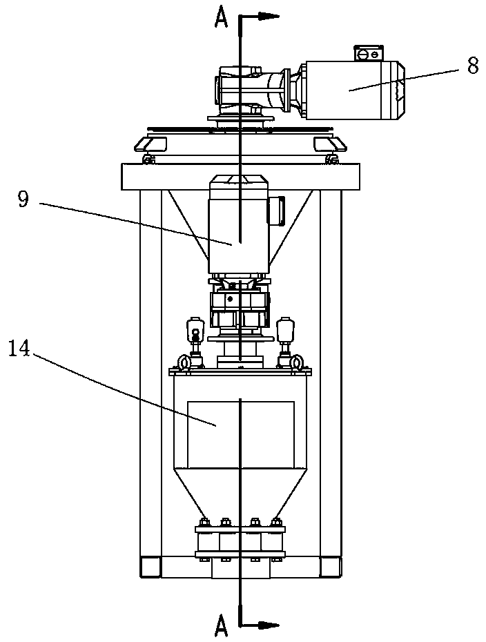 Integrated sand mixer and sand mixing method