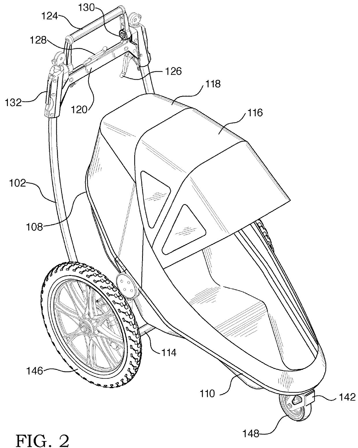 Convertible stroller