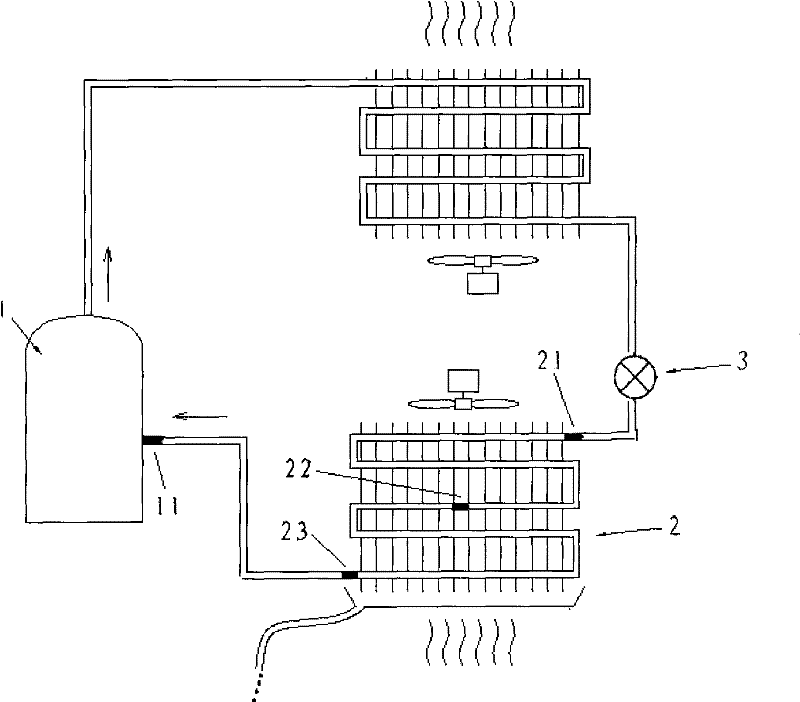 Superheat degree control method and system for refrigeration circulation system