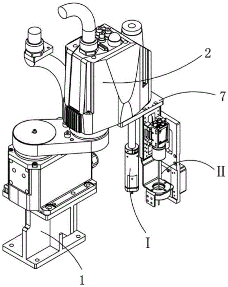 A bracket installation and detection mechanism