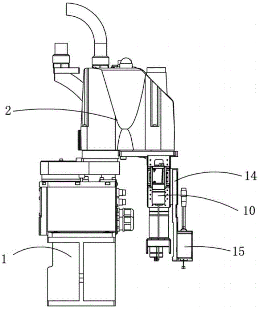 A bracket installation and detection mechanism