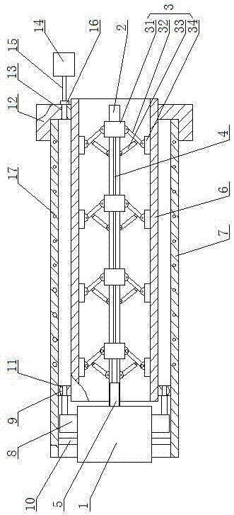 Machining device for multilayer composite heat preservation and corrosion preventing pipeline
