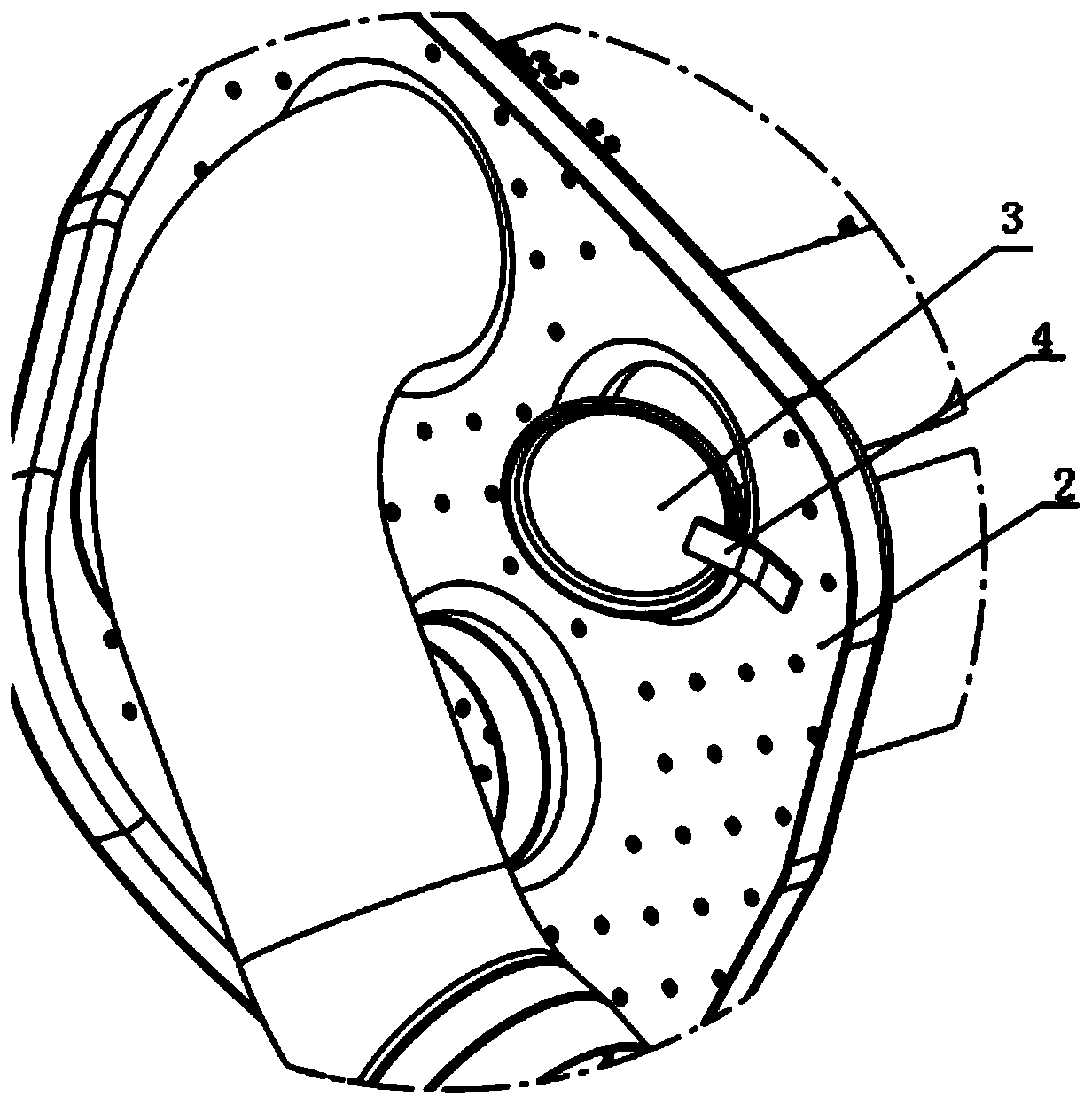 A muffler pneumatic valve assembly