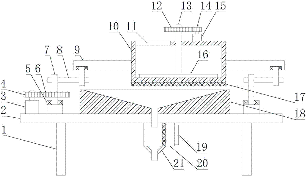 Efficient deburring device for hinge