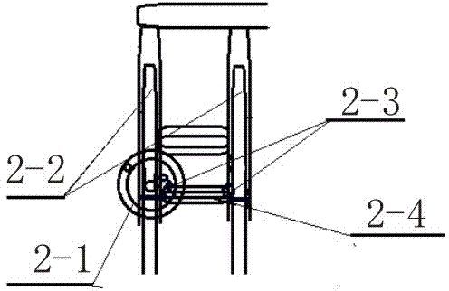 Lumbar disc herniation and lumbar muscle strain gravity-type traction reduction walking assisting vehicle