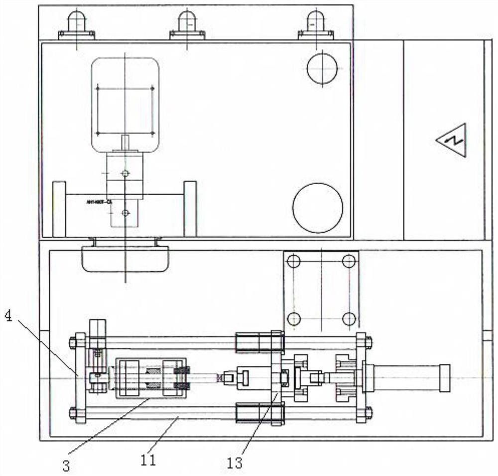 Supporting table for cylinder barrel running-in and internal leakage detection for inclined oil cylinder assembly