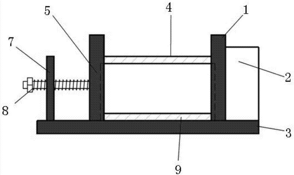 Mold and method for manufacturing intermittent-fissure rock mass simulating test piece