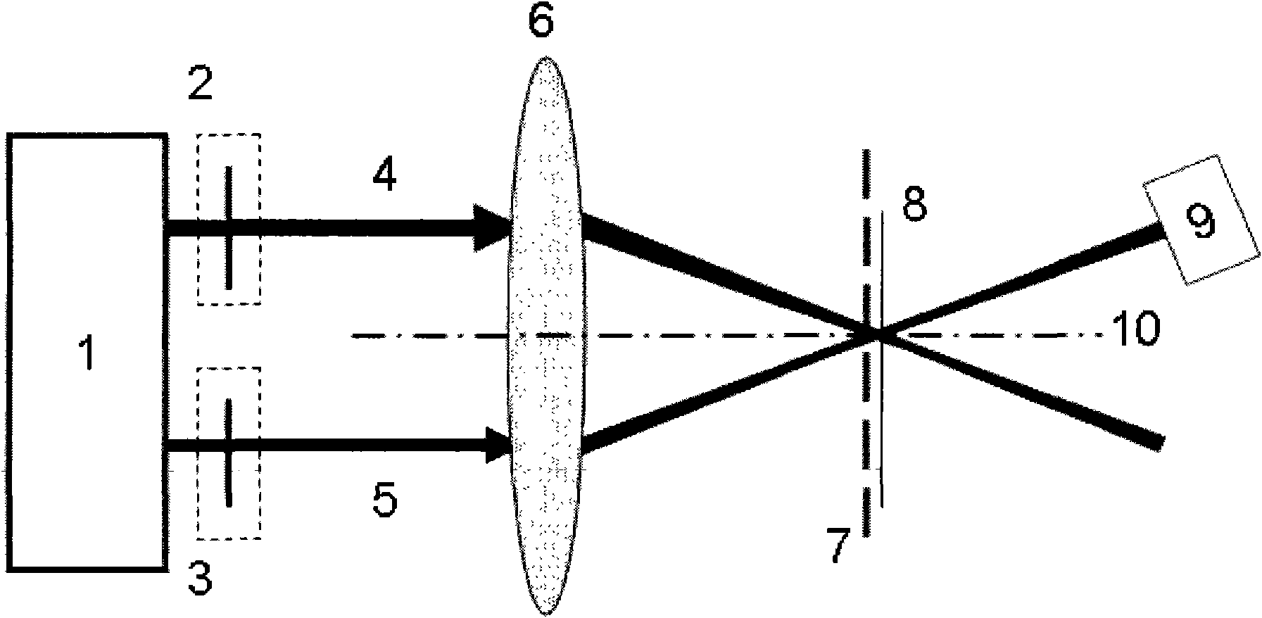 Electron charge and spin ambipolar transport testing method of transmission grating-modulated pumping-detection spectrum