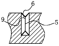 Water-cooling resistor for variable-frequency cabinet and manufacturing method thereof