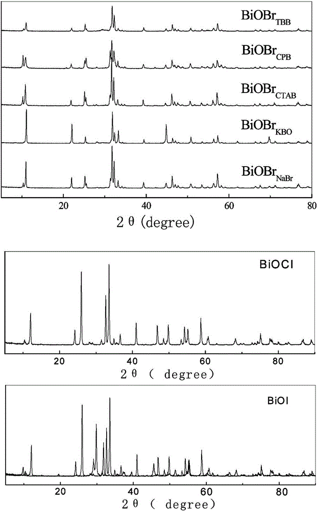 A kind of bismuth oxyhalide photocatalyst and preparation method thereof