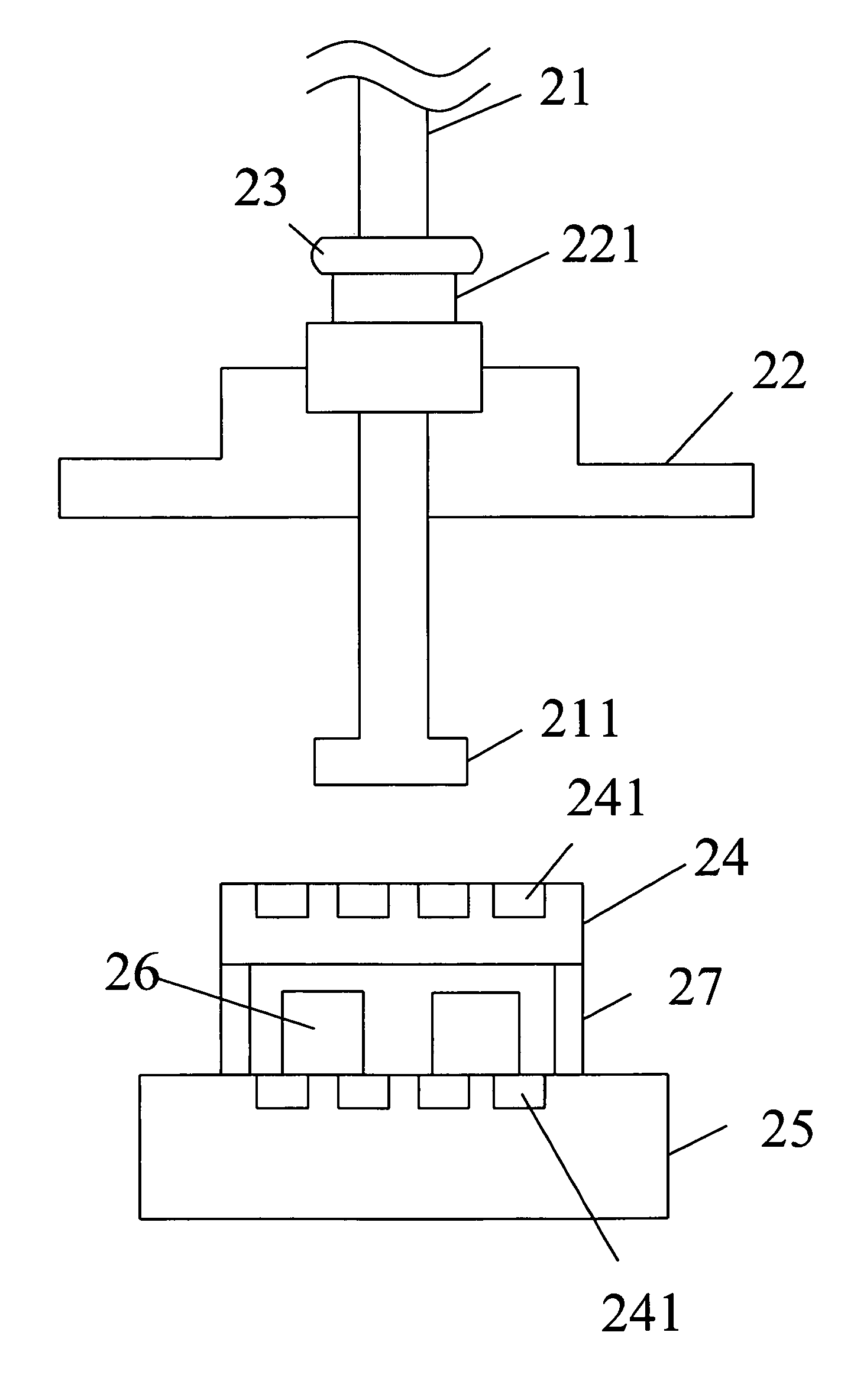 Test device for electronic product