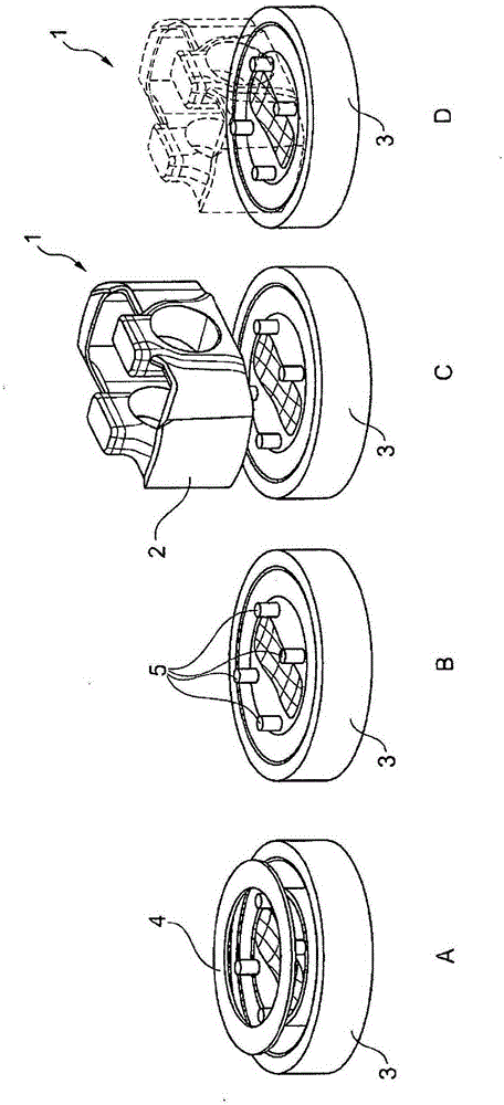 Two-part steel piston, joining process