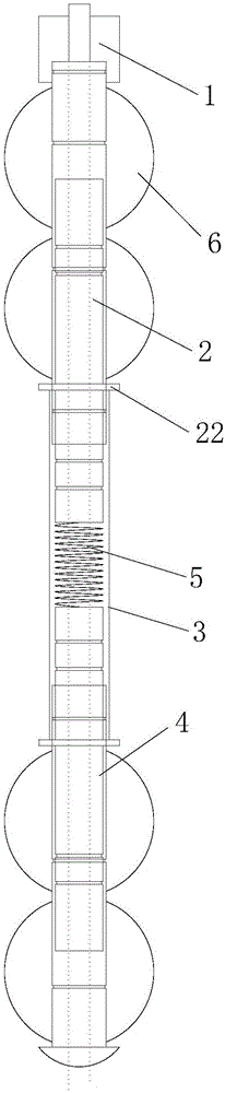 Water-pressure-caused plugging drill hole water pressing test method
