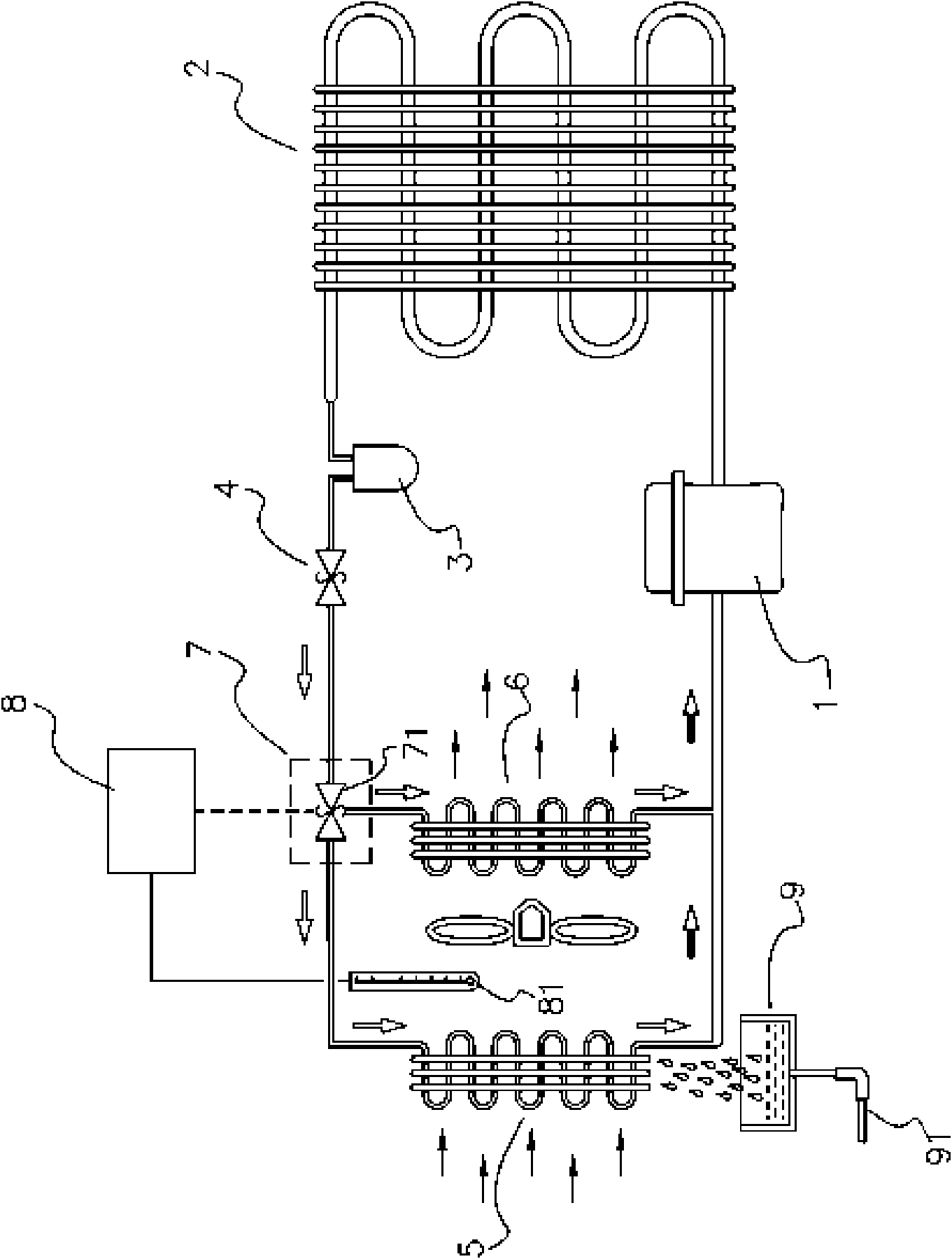 Refrigerating air-conditioner device