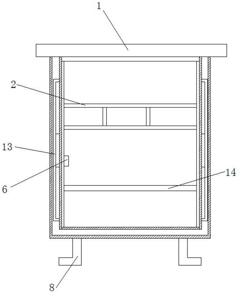 Convenient-to-use outdoor communication cabinet