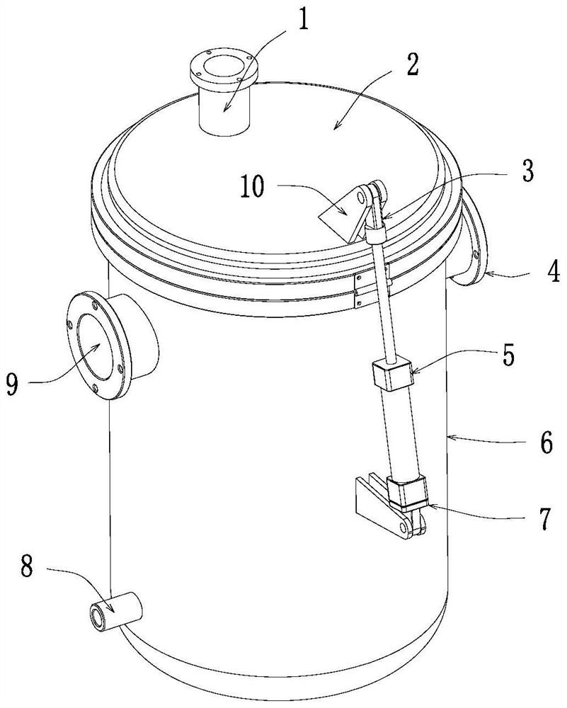 Alloy anti-scaling device for scaling prevention of salt-containing sewage