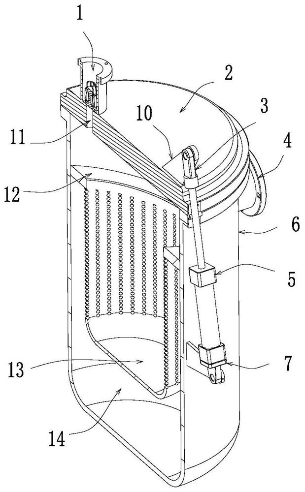 Alloy anti-scaling device for scaling prevention of salt-containing sewage