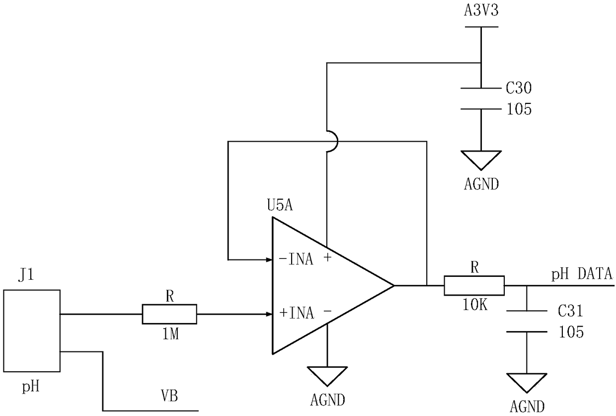 Input type ammonia nitrogen water quality sensor