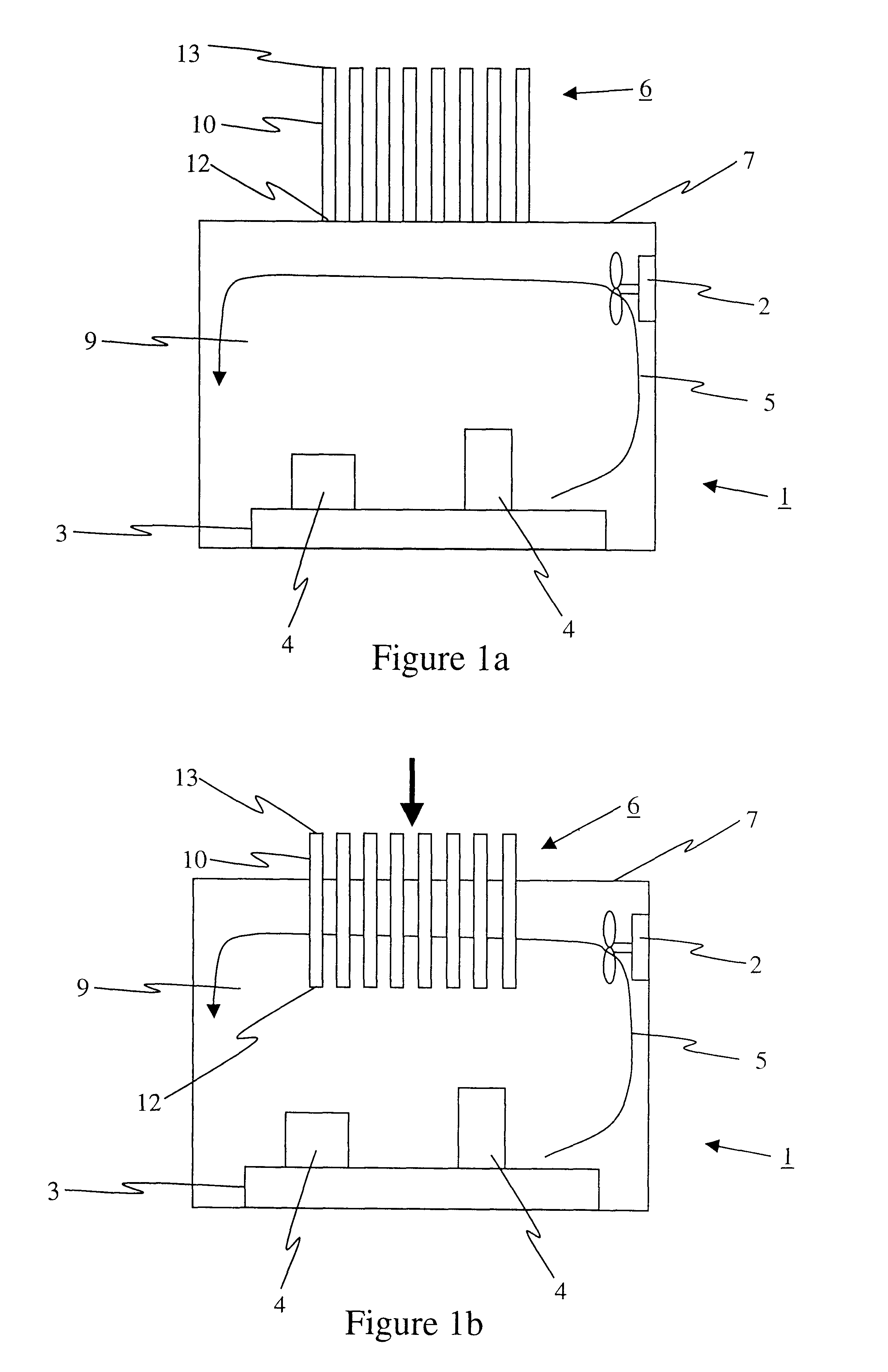 Moveable heat exchanger