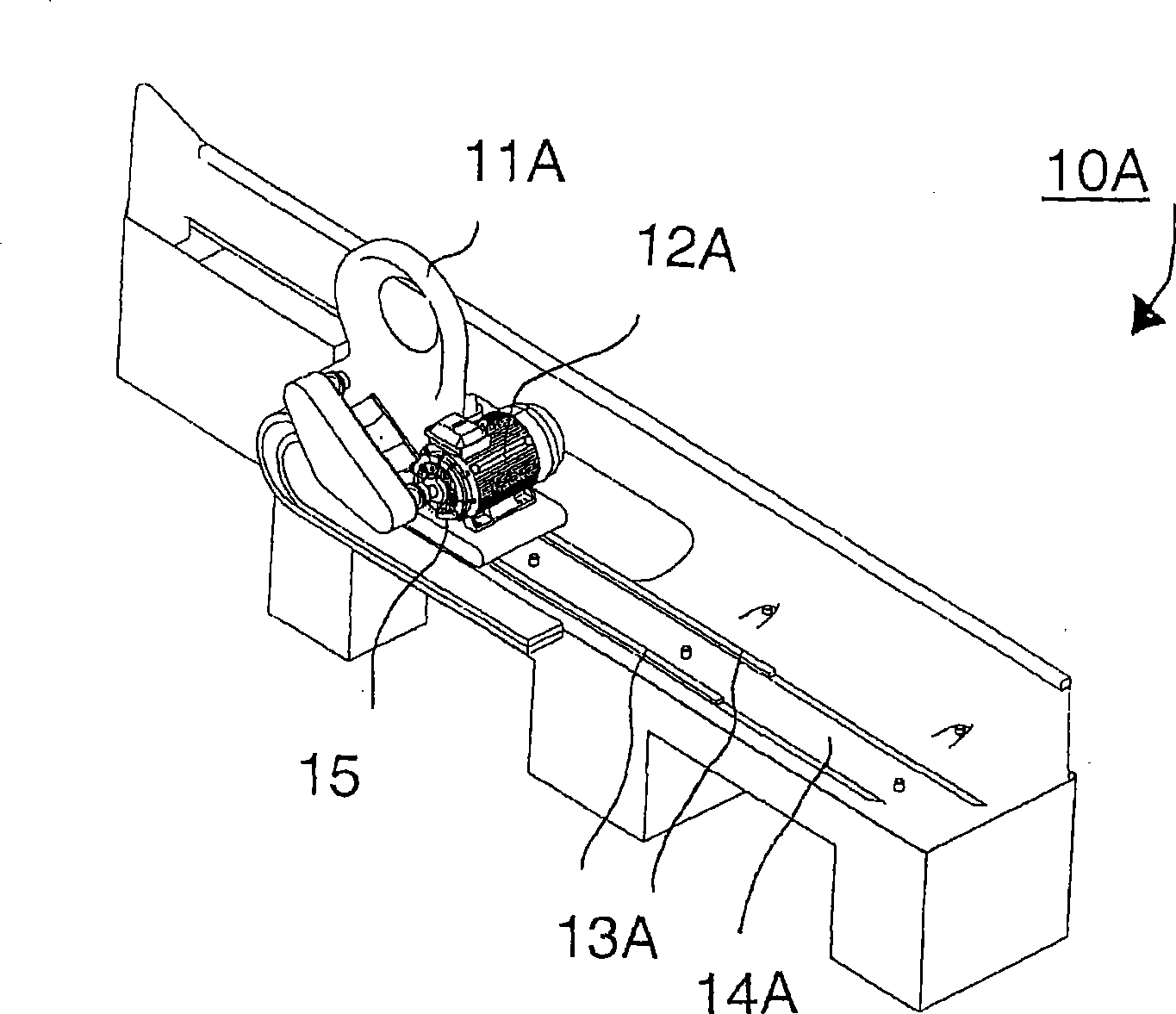 Frame structure for a device and/or a part in a fibre web manufacturing line