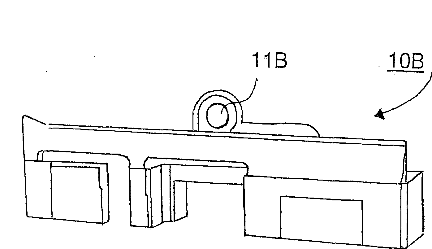 Frame structure for a device and/or a part in a fibre web manufacturing line