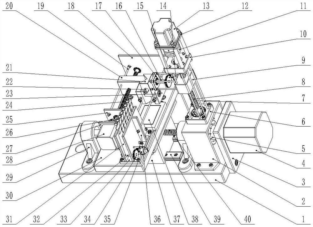 A milling cutter positioning and clamping device for machine vision inspection