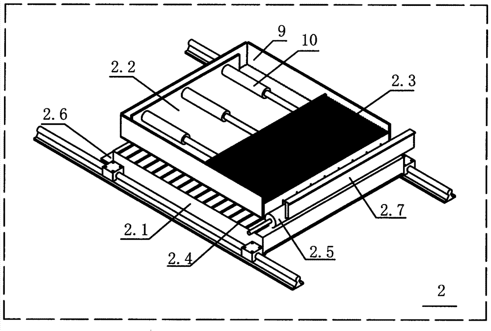 Silkworm coop made of automatic weaving frame