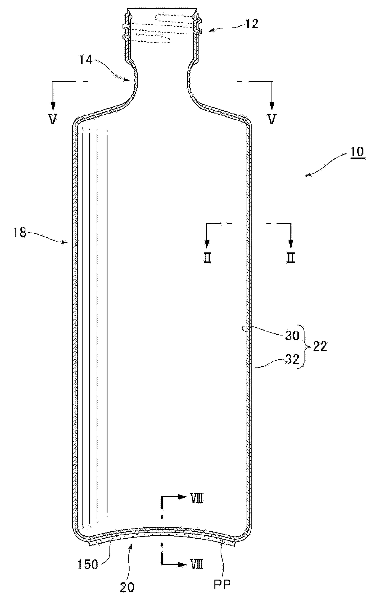 Double-walled container manufacturing method