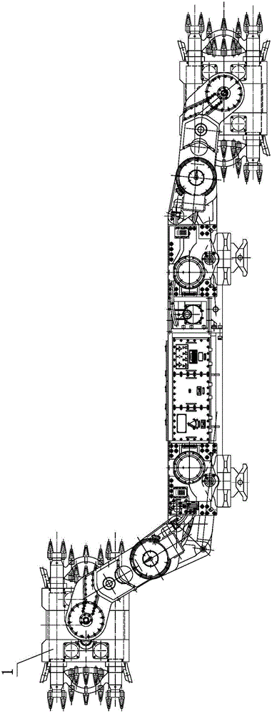 A reciprocating impact mining apparatus mounted with fitted rolling guide rotation-stopping assembly blocks for implementing a guide rotation-stopping method for mounting the fitted rolling guide rotation-stopping assembly blocks
