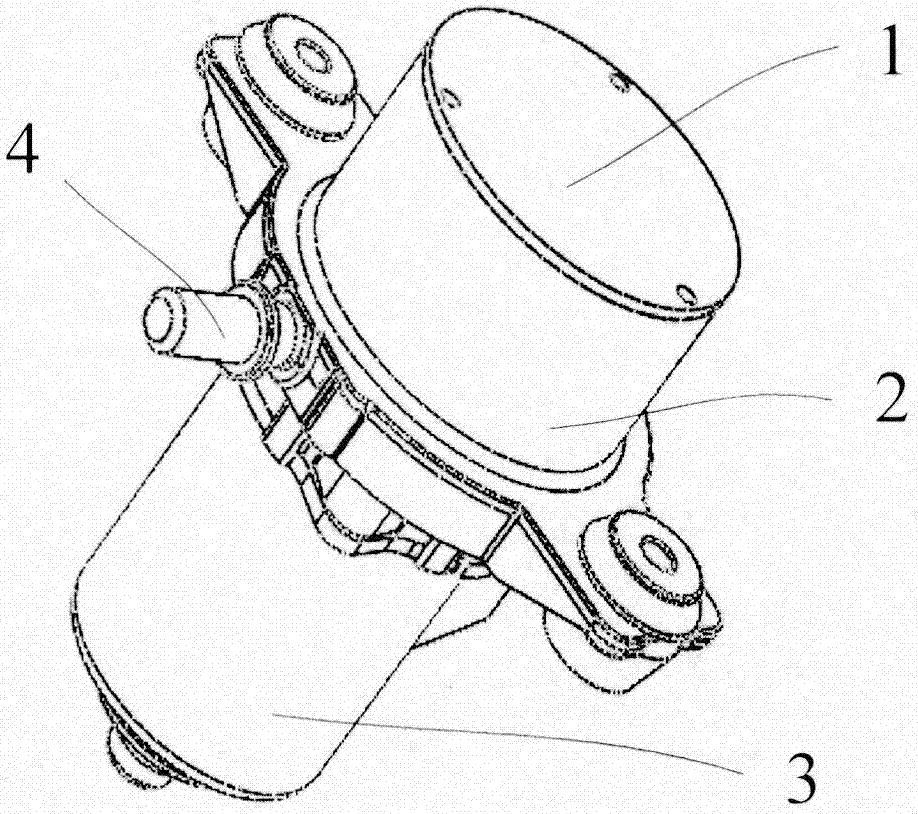 Sound attenuation structure of vacuum pump and vacuum pump