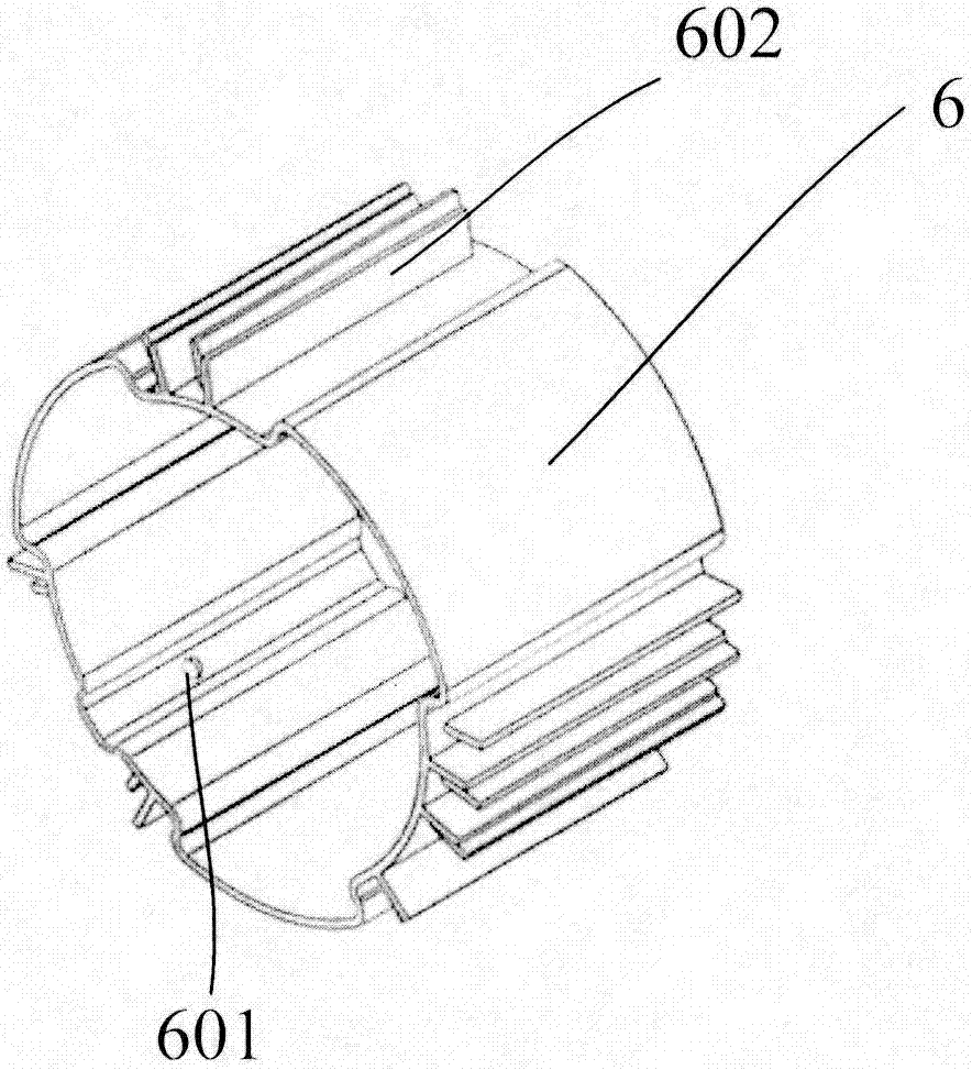 Sound attenuation structure of vacuum pump and vacuum pump