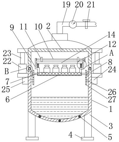 Sterilizing tank for sterile can processing