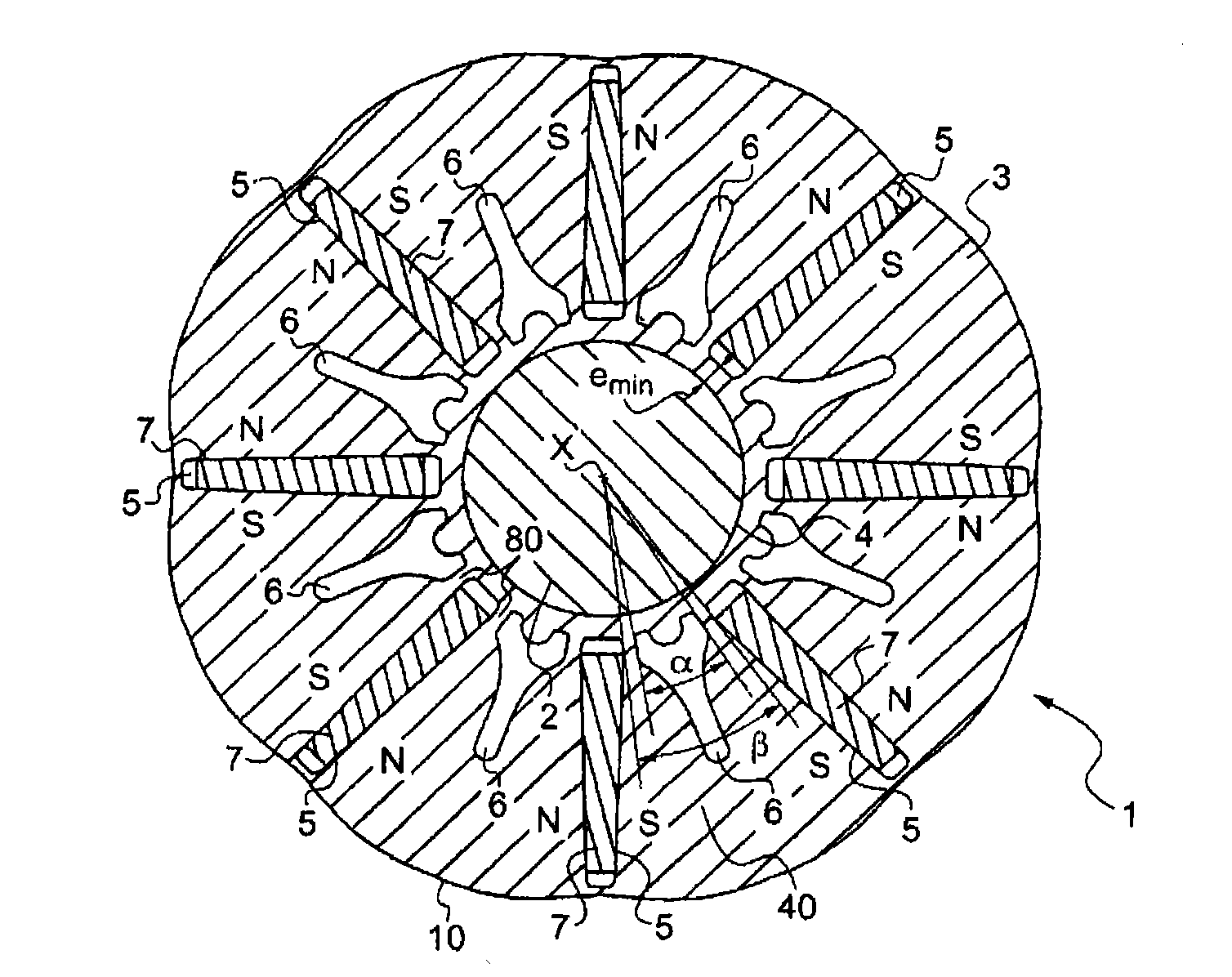 Permanent magnet rotor, and rotating machine comprising such a rotor
