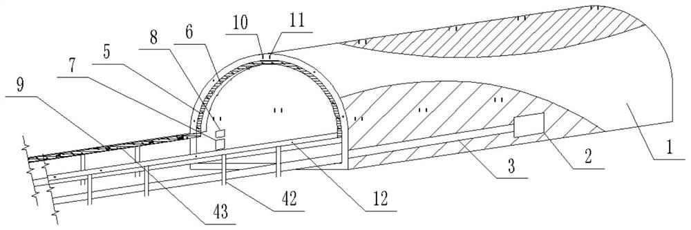 Tunnel portal condensate water and snow removing system