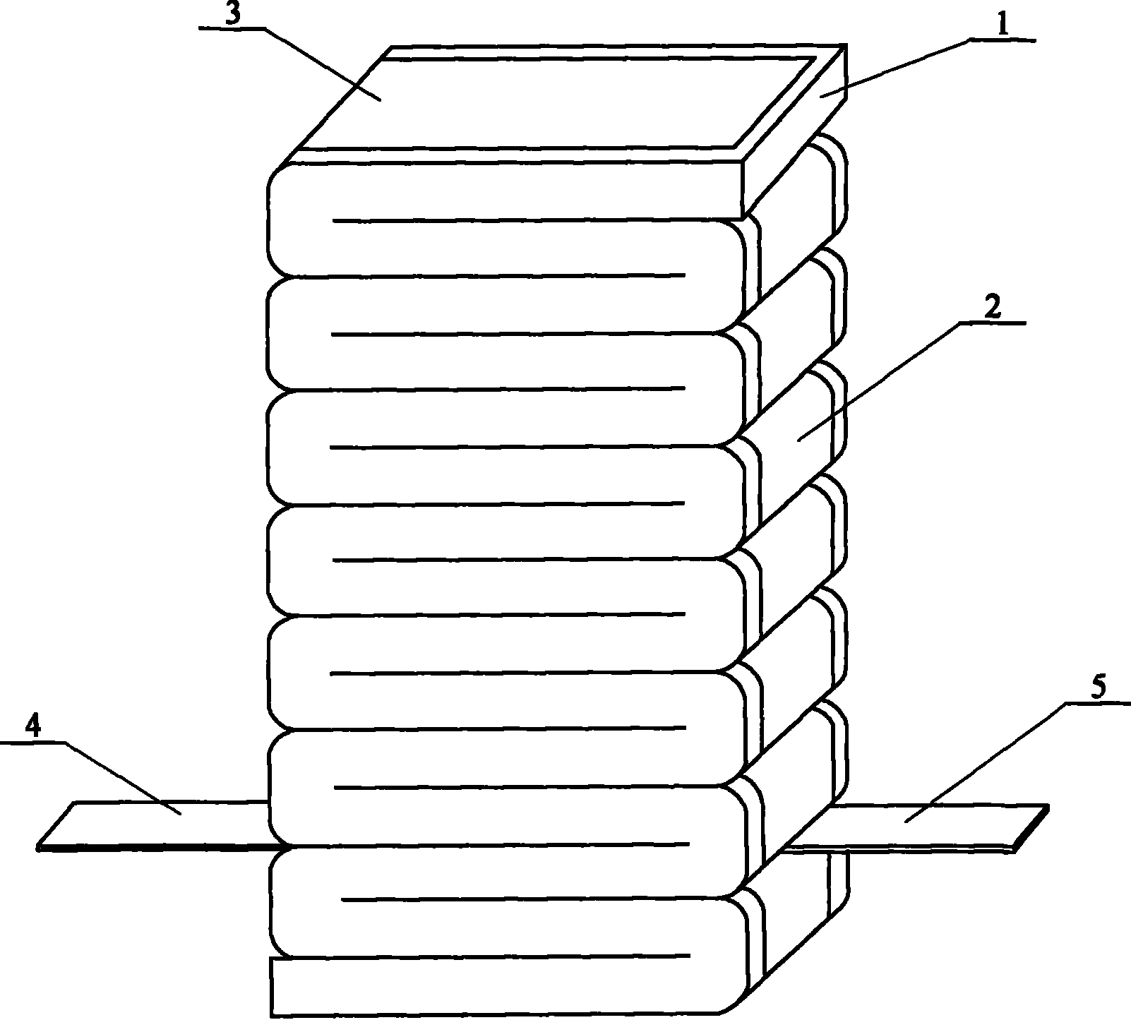 Dielectric elastomer folding-shaped driver making method