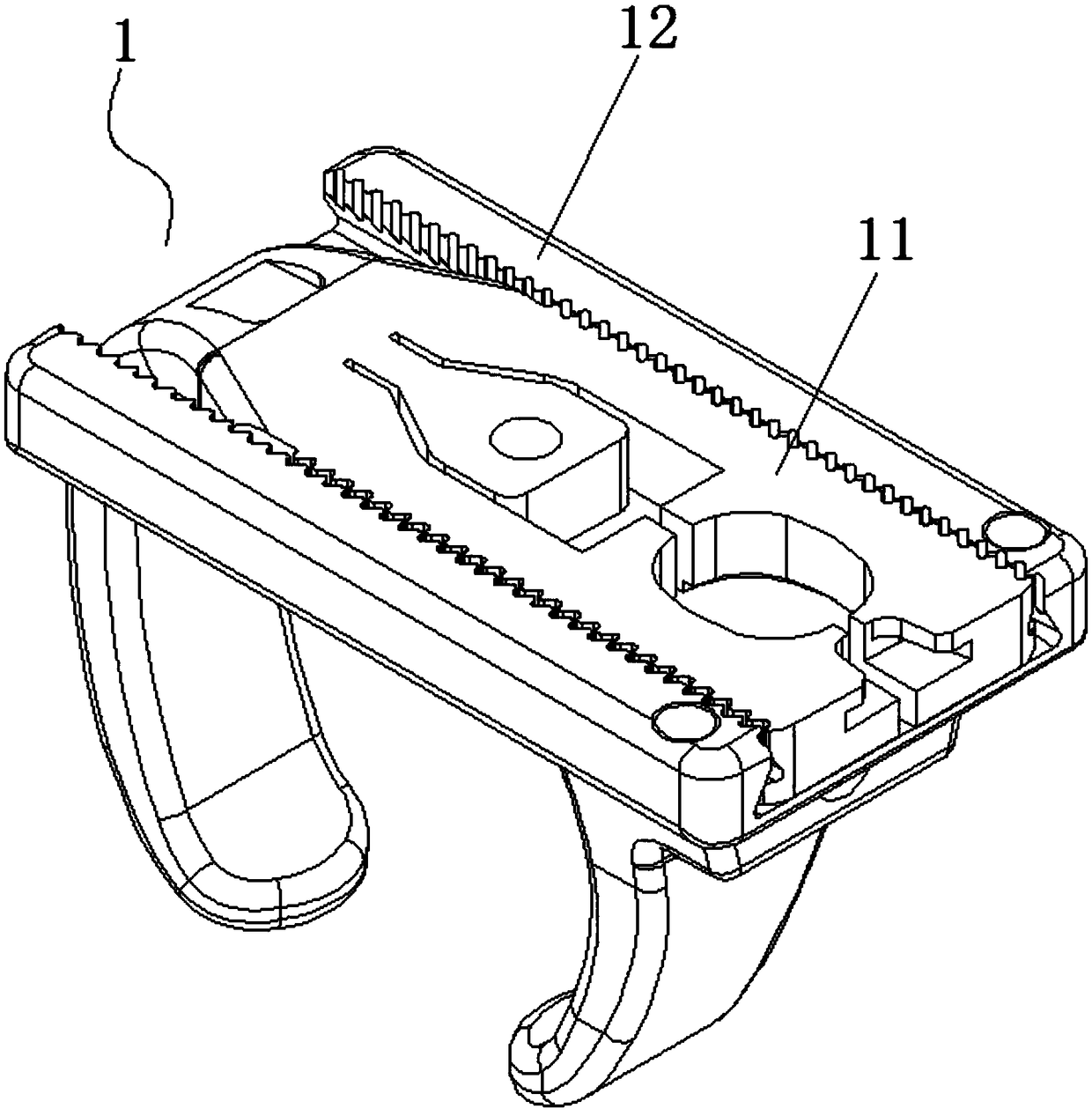 An easy-to-detachable sternal closure fixer set