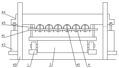 Semi-automatic production line for preparing assembly type light wallboard