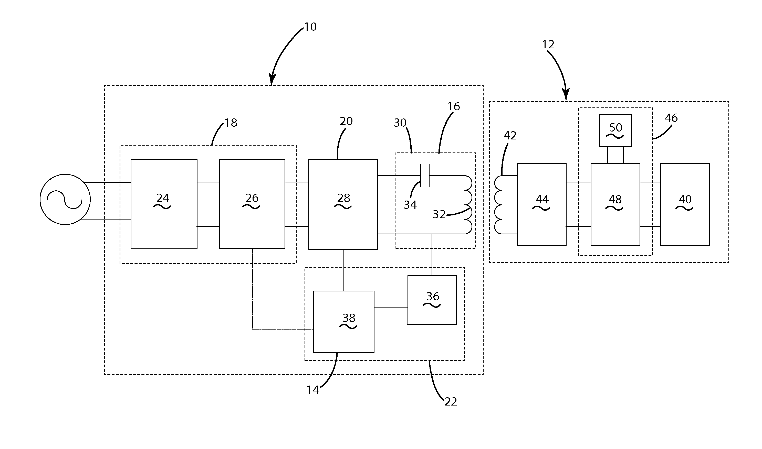 System and method for improved control in wireless power supply systems