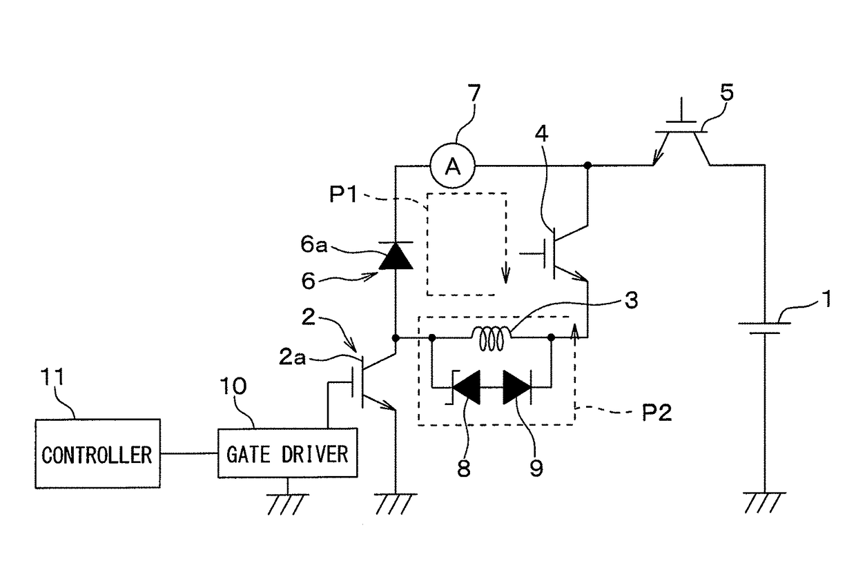 Semiconductor element test apparatus and semiconductor element test method