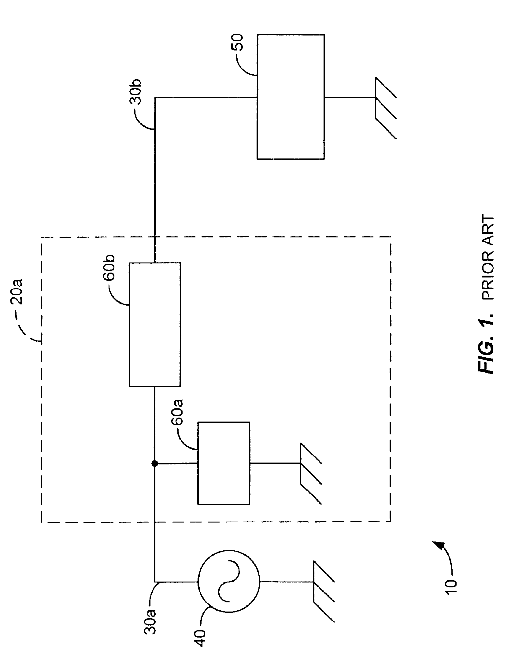 Distributed load transmission line matching network