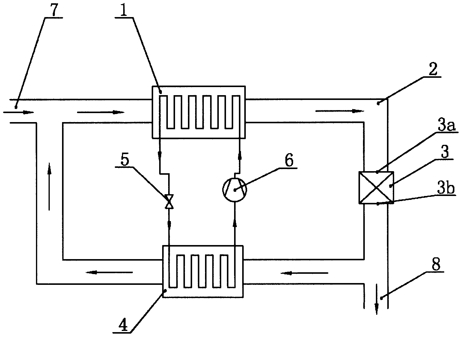 Ground source heat pump drying device