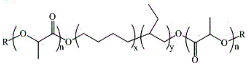 Polylactic acid/hydrogenated polybutadiene thermoplastic supramolecular elastomer and preparation method thereof